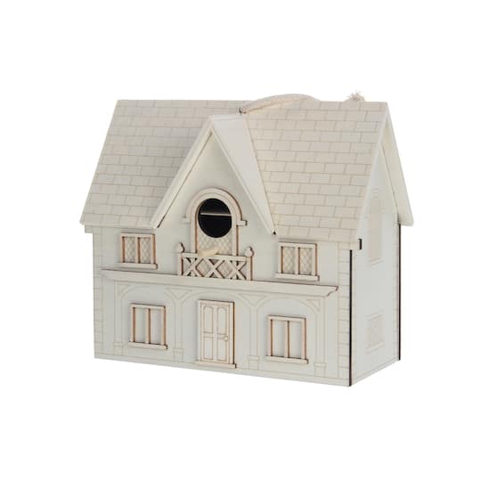 9&#x22; 2-Story New Plywood Birdhouse by Make Market&#xAE;